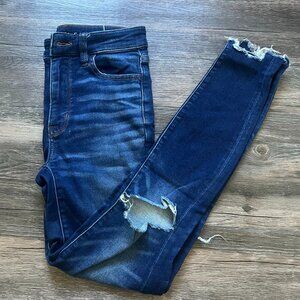 American Eagle Jeans Super Hi-Rise Jegging Size 0 Regular Next Level Stretch